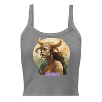 ANNU - TAURUS DANNY Womens micro-rib tank top - Thumbnail 20