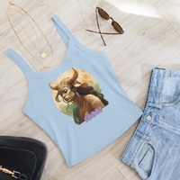 ANNU - TAURUS DANNY Womens micro-rib tank top - Thumbnail 22