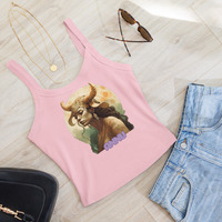 ANNU - TAURUS DANNY Womens micro-rib tank top - Thumbnail 29