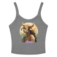ANNU - TAURUS DANNY Womens micro-rib tank top - Thumbnail 40