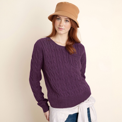 Autumn and winter warm base layer loose casual round neck long sleeve pom-pom sweater