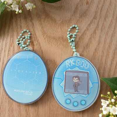 Connor tamagotchi keychain