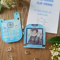 Connor flip phone keychain - Thumbnail 4