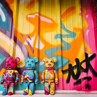 Custom Bearbrick 400% by Topo "Solar Drive" - Thumbnail 9