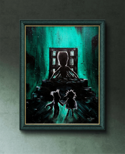 Original Painting - Low and Alone - Little Nightmares II