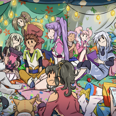 Tales of series kids group print