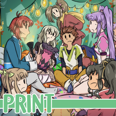 Tales of series kids group print