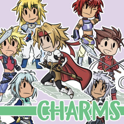 Tales of series protagonist set 1 charms