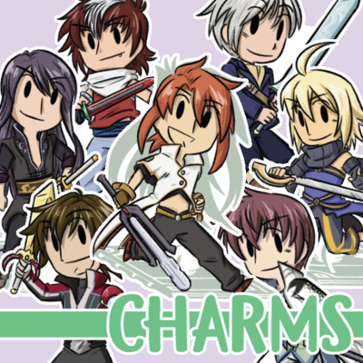 Tales of series protagonist set 2 charms