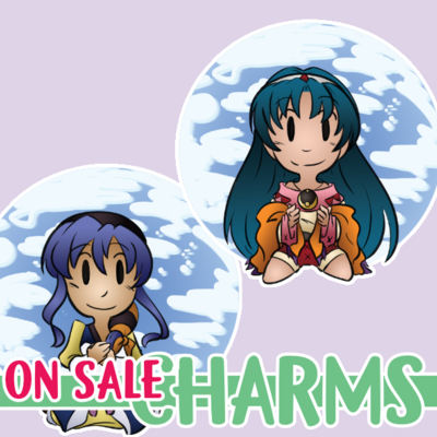 On sale- lunar charms