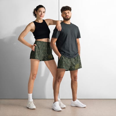 Rune seeker unisex athletic shorts