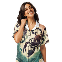 ANNU - TAURUS AND SCORPIO womens short sleeve pajama top - Thumbnail 4