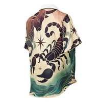 ANNU - TAURUS AND SCORPIO womens short sleeve pajama top - Thumbnail 5