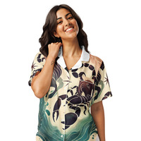 ANNU - TAURUS AND SCORPIO womens short sleeve pajama top - Thumbnail 16