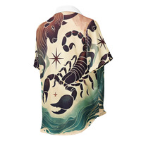 ANNU - TAURUS AND SCORPIO womens short sleeve pajama top - Thumbnail 17