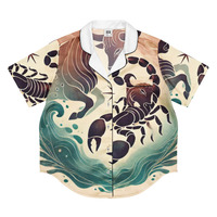 ANNU - TAURUS AND SCORPIO womens short sleeve pajama top - Thumbnail 19