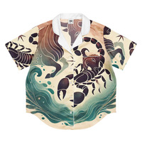 ANNU - TAURUS AND SCORPIO womens short sleeve pajama top - Thumbnail 20