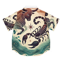 ANNU - TAURUS AND SCORPIO womens short sleeve pajama top - Thumbnail 21