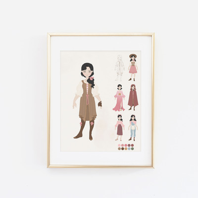 Pink witch - outfit ideas print