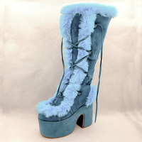 Tassels Stiletto Heel PU Peep-toe Zipper High Heels Sandals Pumps zc-0018 - Thumbnail 6