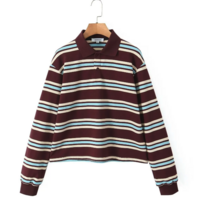 RETRO STRIPED POLO SHIRT - Thumbnail 4