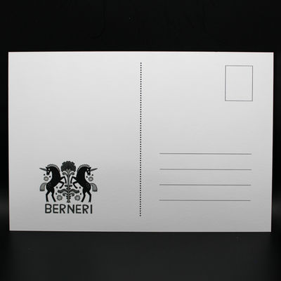 Flag carrier postcard