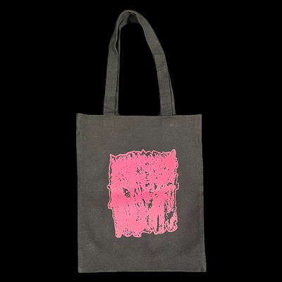 Rawtopsy logo 14" x 11" canvas tote bag