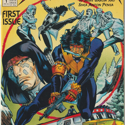 Dc comics the butcher (1990) 1-5 complete set mike baron shea anton pensa