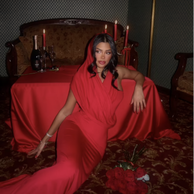 Little riding hood dress - red