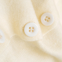 Floral single-breasted off-shoulder cardigan for women - Thumbnail 1