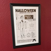 Halloween Boogeyman Model Art Print - Thumbnail 8