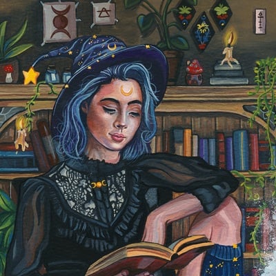 "the witching hour" print - Thumbnail 1