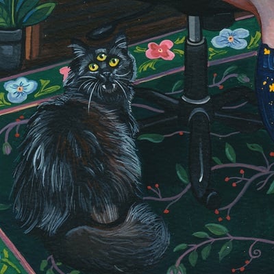 "the witching hour" print