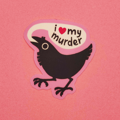 Murder 2" Matte Sticker
