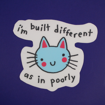 Built Different 2.3" Matte Sticker