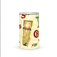 A Christmas Story Leg Lamp 4-in-1 Can Cooler Tumbler, Fra-gee-lay! It must be Italian!  DS - Thumbnail 2