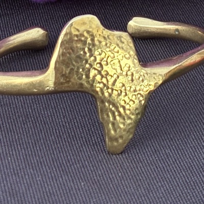 Africa brass bracelet - Thumbnail 1