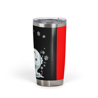 Funny Snowman Mooning Christmas | Making Snowflakes | Holiday 20oz Tumbler DS - Thumbnail 3