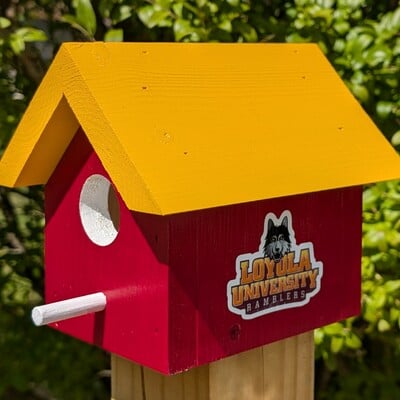 Loyola university bird house