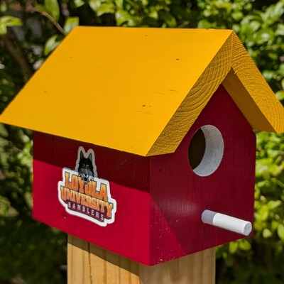 Loyola university bird house
