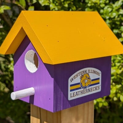 Western illinois university bird house