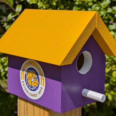 Western illinois university bird house