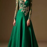 Copy of Green Mermaid Prom Dress Beading Crystals Evening Formal Dress Birthday Party Gown - Thumbnail 8