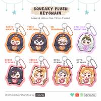 Haikyuu Squeaky Plush Keychain - Thumbnail 2