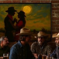 Moonlight Two-Step Art Print - Thumbnail 2