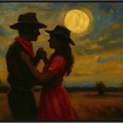 Moonlight two-step art print