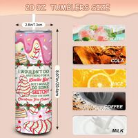 "Sketchy Stuff for Christmas Tree Cakes" Klondike Bar Funny Holiday | 20oz Stainess Steel Tumbler - Thumbnail 2