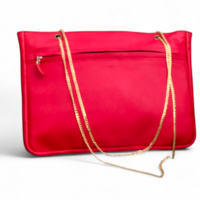 Crafted Leather Classic and Luxury Design Black / Butter White V Logo Shopping Bag For Women - Thumbnail 3