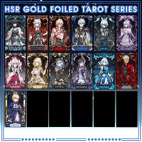 (Custom 6) Honkai Star Rail and Genshin Fanmade Gold Tarot Cards - Thumbnail 6