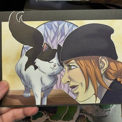 Lily and max (sticker or print)